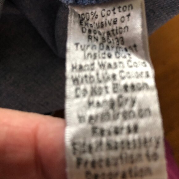 Quacker Factory Women's Denim Studded Shirt - Picture 6 of 9